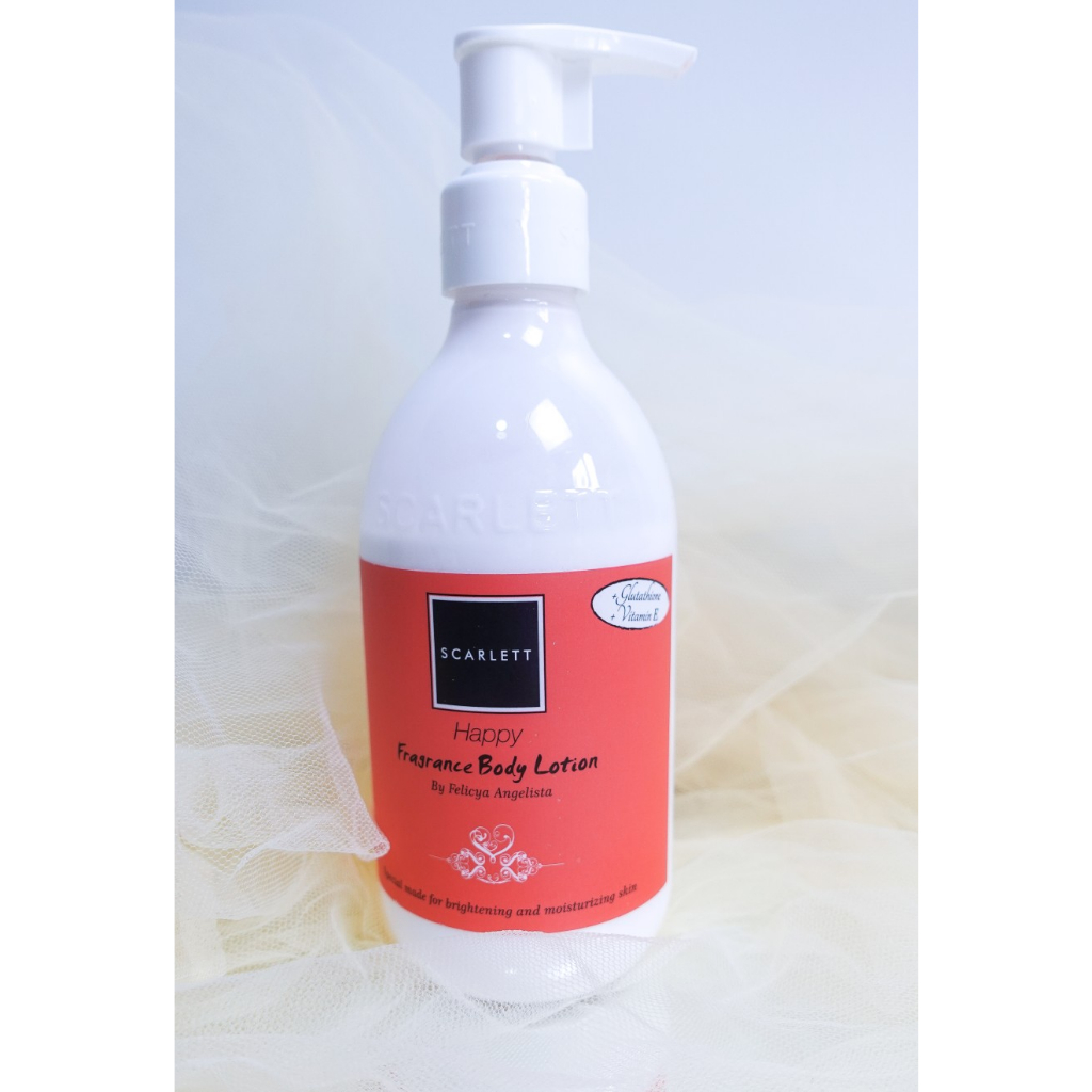 Jual Scarlett Whitening Body Lotion Varian Happy ( Original ) Shopee
