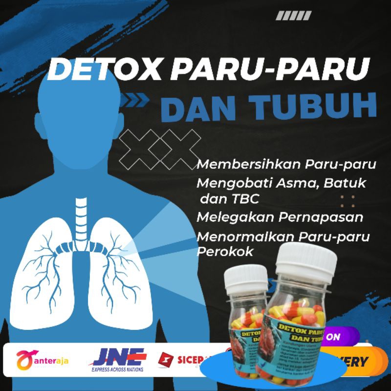 Jual Suplemen Detox Paru Paru Obat Batuk Ampuh Asma Tbc Detok Tubuh Perokok Aktif Dan Pasif 6250