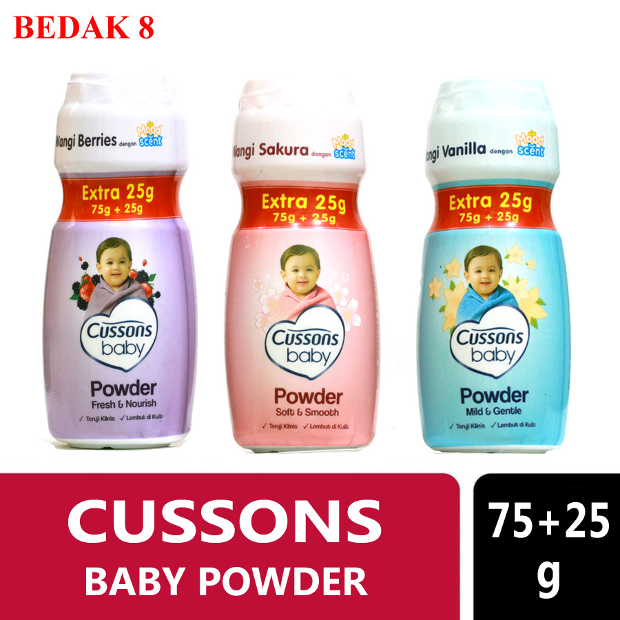 Jual Cussons Baby Powder 75 gr Extra Fill | Shopee Indonesia