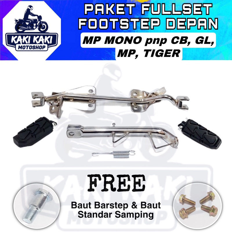 Jual Step Postep Bastep Fostep Footstep Pijakan Kaki Depan MP MONO pnp ...