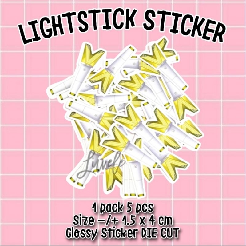 Jual Stiker WayV Lightstick Sticker 1 set 5 pcs | Shopee Indonesia