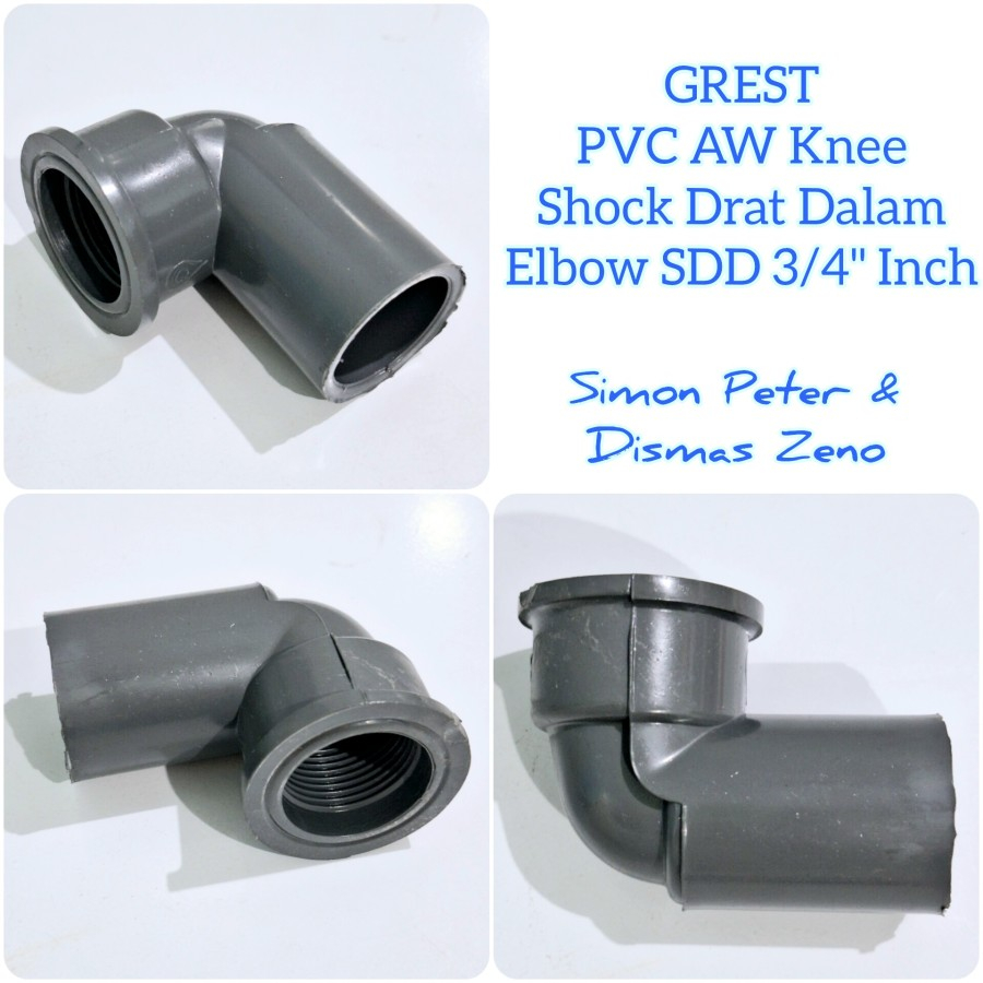 Jual Grest Knee Sdd Inch Elbow Sock Drat Dalam Sambungan Pipa Pvc