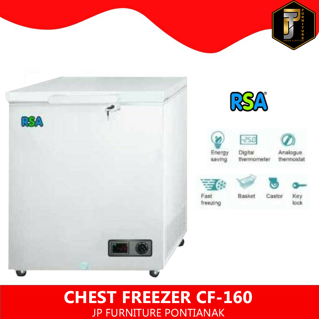 Jual Lemari Pembeku/Freezer Box/Chest Freezer RSA Digital Murah
