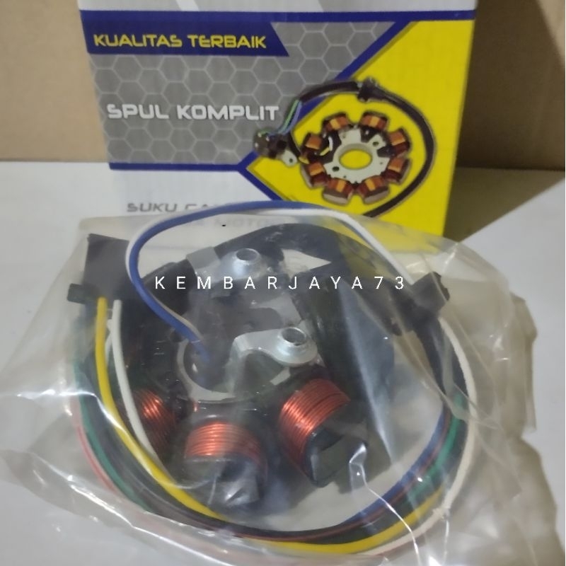 Jual Spul Komplit Force 1 F1ZR Spull Spul Stator Asy Plus Pulser Yamaha ...