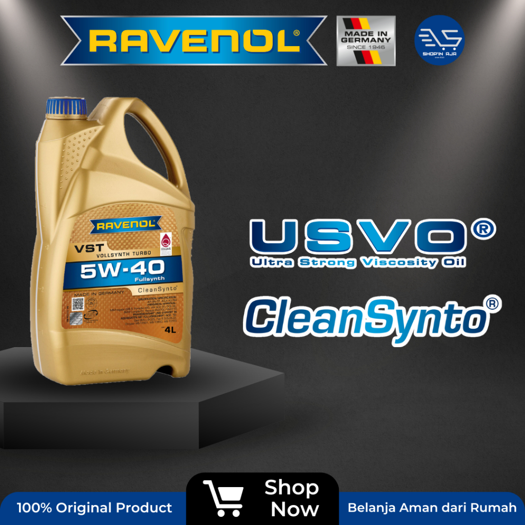 Jual Oli Ravenol VST 5W - 40 (4 Liter) | Shopee Indonesia