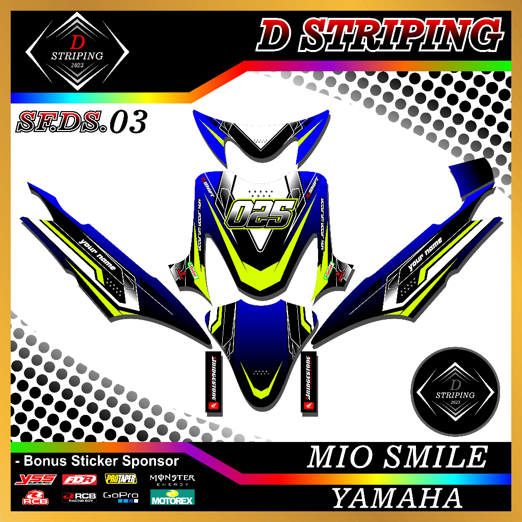 Jual Stiker Decal Full Body MIO SMILE - Decal Full Body Motor Yamaha ...