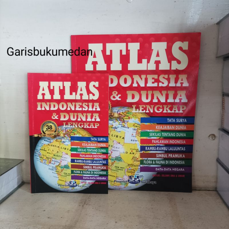 Jual Atlas Indonesia dan Dunia Terbaru 38 Provinsi | Shopee Indonesia