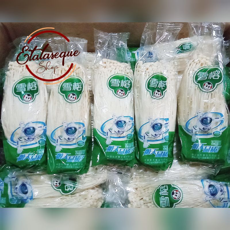 Jual Enoki 1 Dus isi 50 pack | Shopee Indonesia