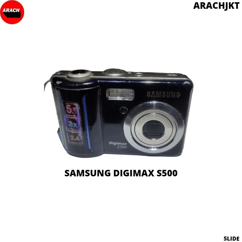 Jual KAMERA DIGICAM SAMSUNG DIGIMAX S500 BLACK Shopee Indonesia