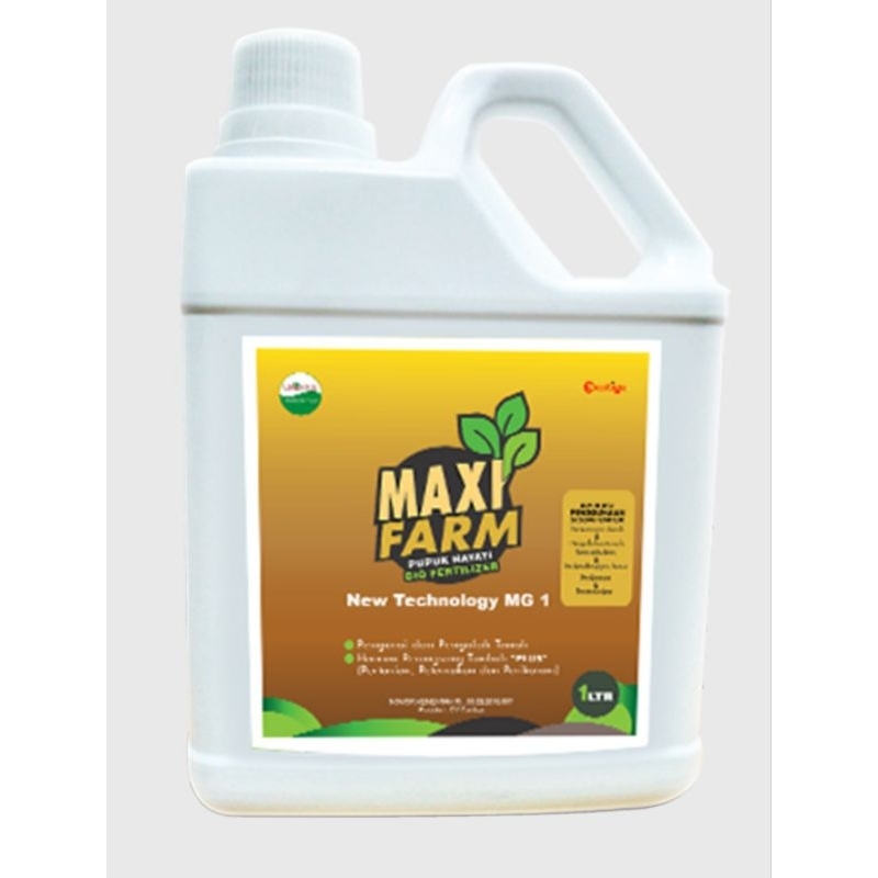 Jual Maxifarm Mg Maxigrow Pupuk Hayati Cair Organik Lengkap Liter Shopee Indonesia