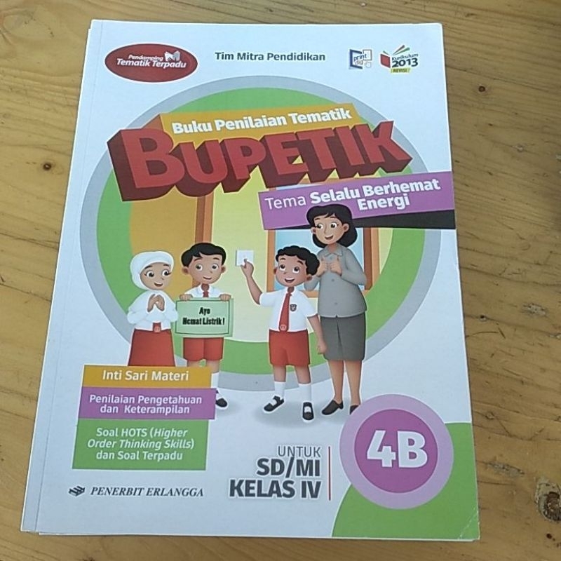 Jual Buku Penilaiantematik Bupetik Kelas Kelas Penerbit Erlangga Original Shopee