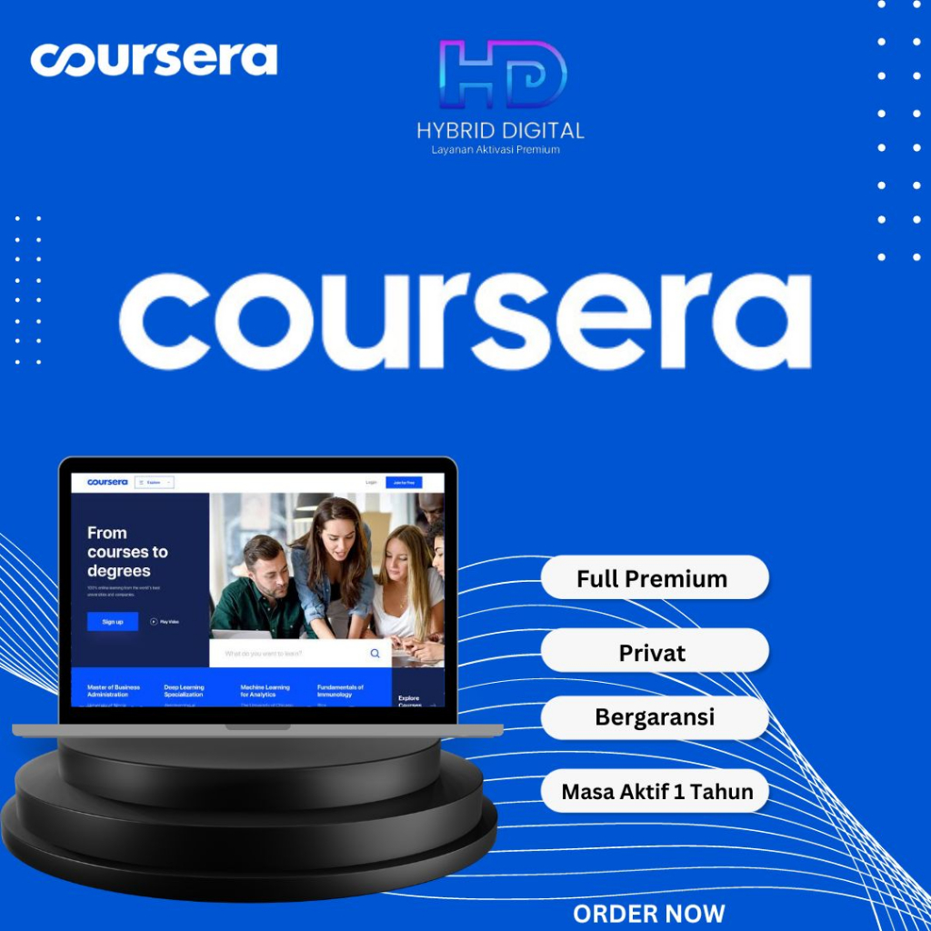 Jual Paket Coursera Premium Profesional Dan Specialization + Sertifikat ...