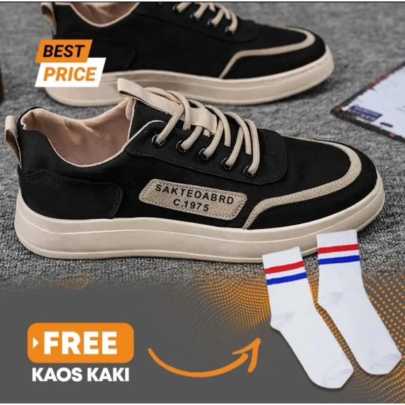 Jual Sepatu Sneaker Pria Trend Kekinian Sepatu Fashion Terbaru Outdoor Trafeling Shopee Indonesia