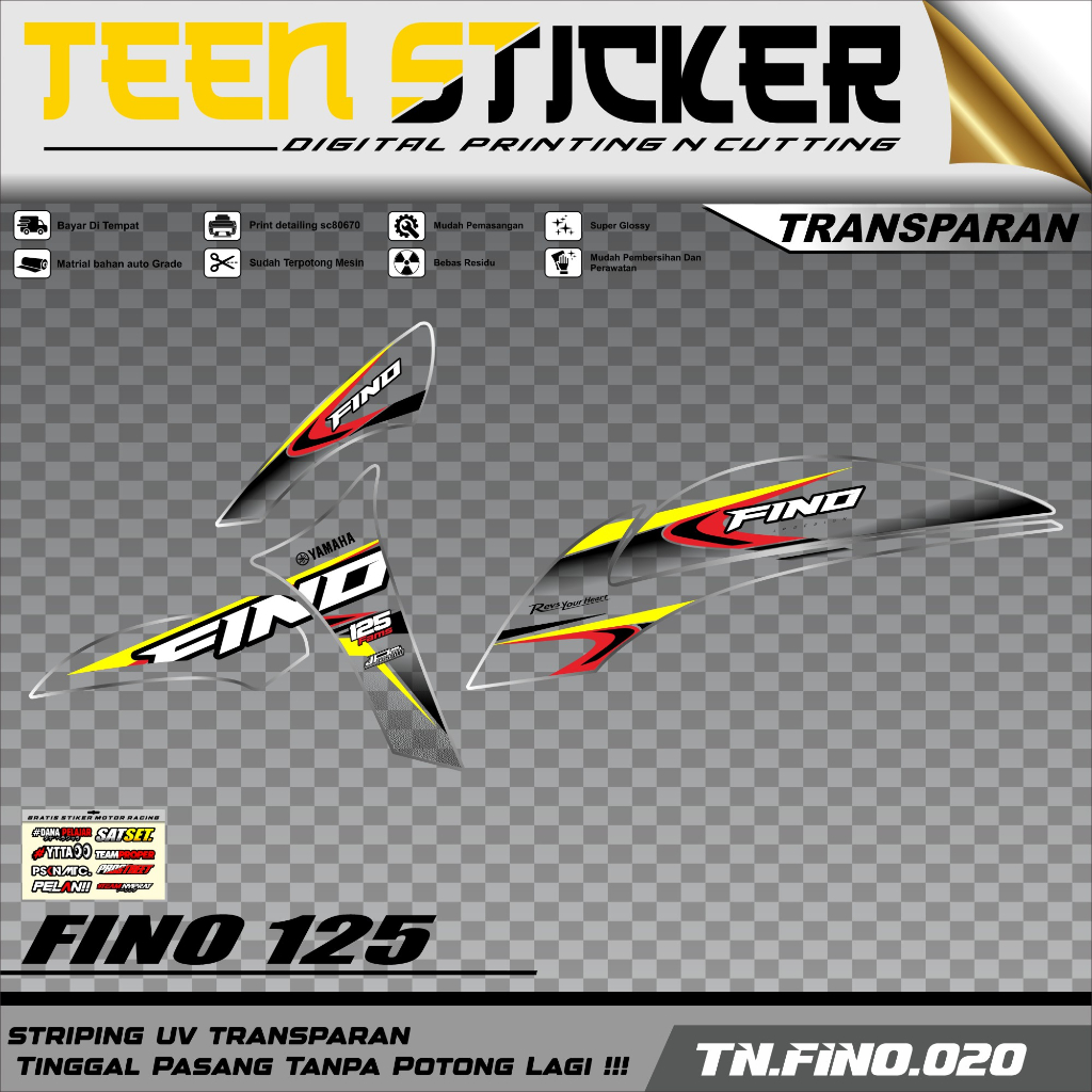 Jual Striping FINO- Striping Variasi Hologram Chrome Vynil UV ...
