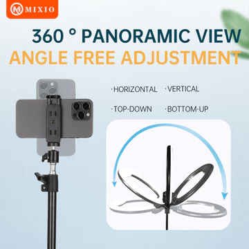 Mixio 3521 Paket Komplit Tripod 2M Remot Bluetooth Ball Head Bag