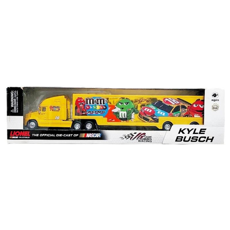 Jual Nascar No 18 M&M's Joe Gibbs Racing Kyle Busch Truck Transporter