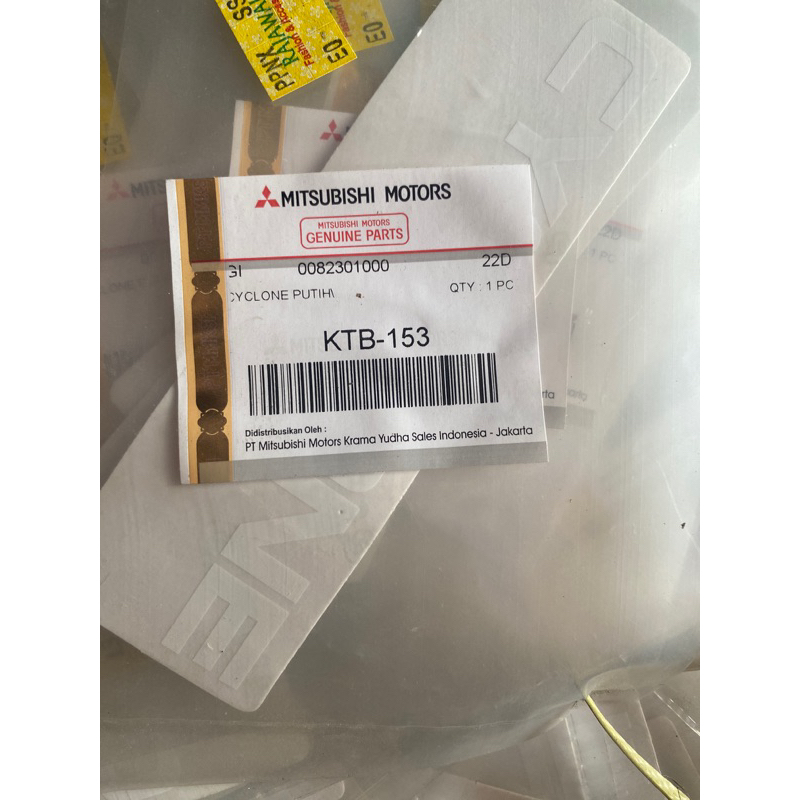 Jual STIKER STICKER CYCLONE L300 WARNA PUTIH ORISINIL | Shopee Indonesia