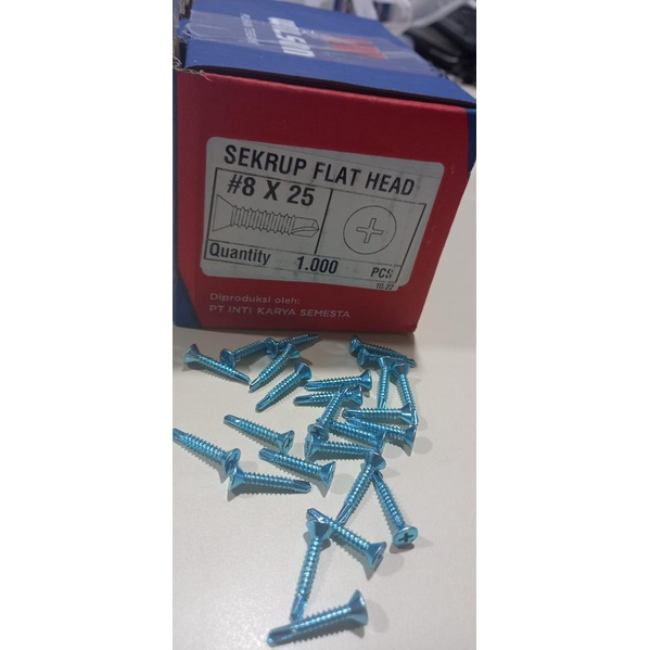 Jual SEKRUP ROOFING WILSON 8x25 UK 8 x 25 PER 1 PCS BAUT MUR PARTISI ...
