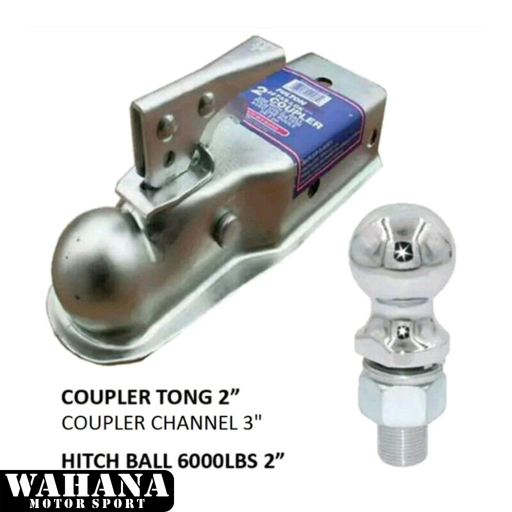 Jual Coupler Trailer Coupler Anhang 2 Inch Plus Bola Towing | Shopee ...