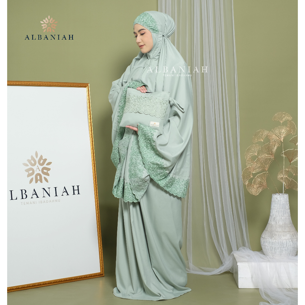 Mukena Katun Bordir Dewasa Khadijah