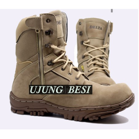 Jual Sepatu Gunung Pria Boots Boot Hiking Bots Outdoor Kulit Touring ...