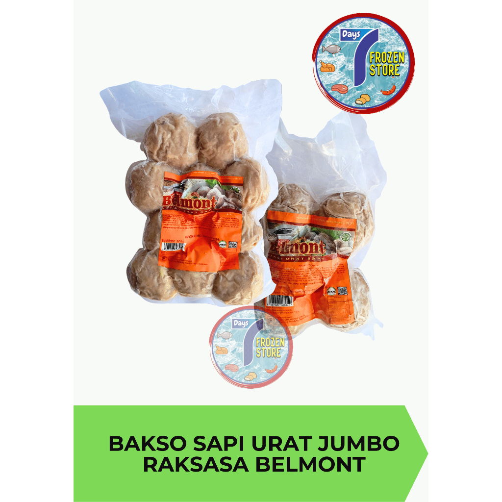 Jual Bakso Sapi Urat Jumbo Raksasa Belmont Shopee Indonesia