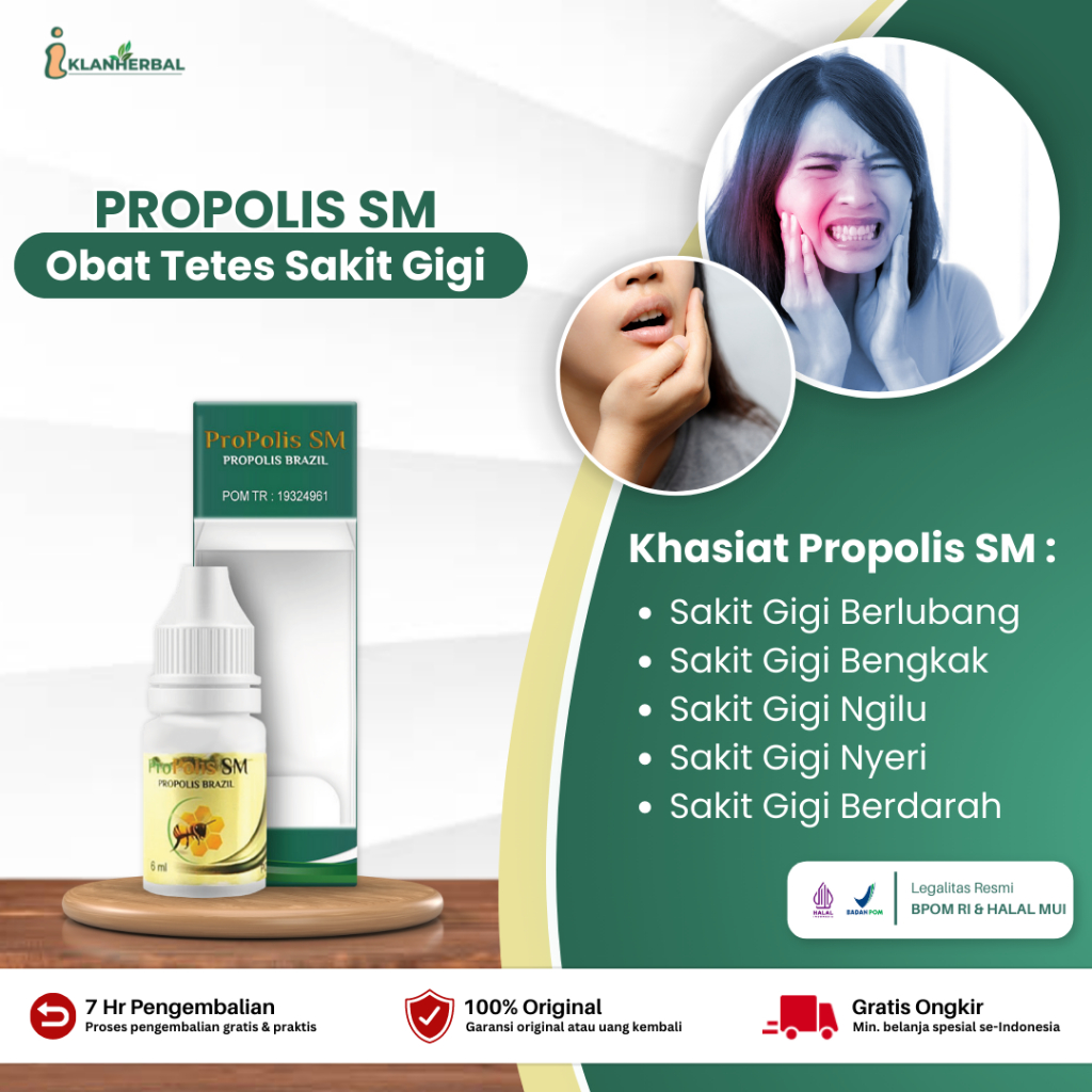 Jual Prpolis SM - Obat Sakit Gigi Berlubang, Obat Sakit Gigi Bengkak ...