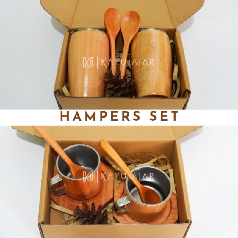 KAYUJAJAR - Couple Kado Nikah / Kado Pernikahan / Souvenirs/ Souvenir Nikah / Souvenir Pernikahan / Hampers Lebaran / hadiah / hadiah lebaran Set Gelas Kayu Mangkuk Kayu Mangkok Kayu Custom Nama