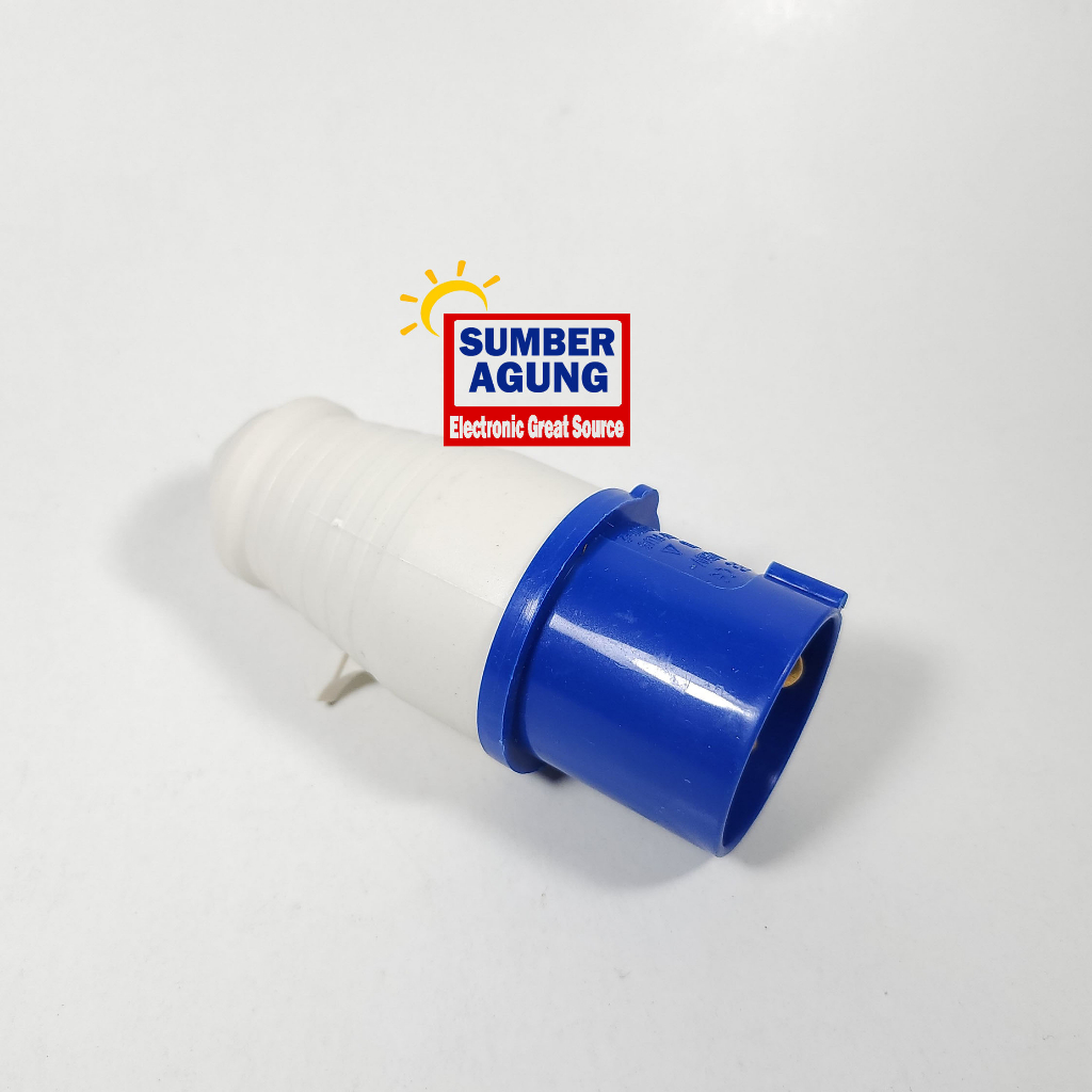Jual Plug 3x16 Colokan Kaki Tiga 3 Pin 16A 16a Industri Industrial ...