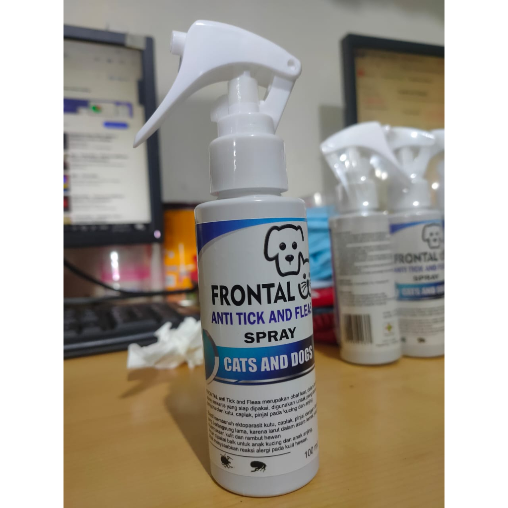 Jual DUO FRONTAL SPRAY Basmi Kutu - Spray Obat Kutu Kucing Anjing 100ml ...
