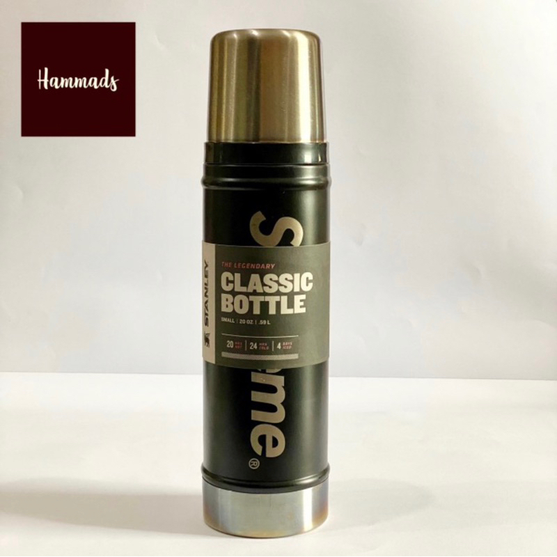 Jual Supreme x Stanley 20 Oz Vacuum Insulated Bottle Black