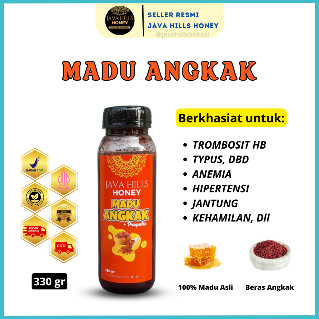 5 Merek Madu Angkak Terbaik di Apotek, Indomaret dan Marketplace