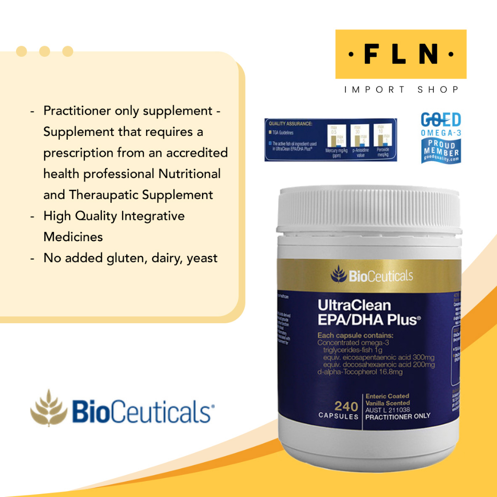 Jual BioCeuticals UltraClean EPA/DHA Plus 240 Capsules Shopee Indonesia