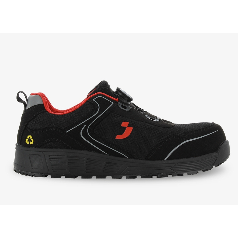 Jual Safety shoes Jogger ECOLOBI S1P Low TLS (BLACK/HITAM) Shopee