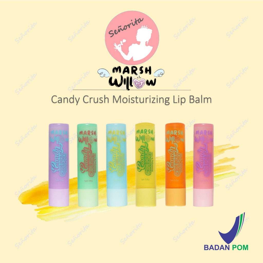 Jual MARSHWILLOW Candy Crush Moisturizing Lip Balm by Natasha Wilona