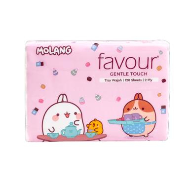 Jual 7S Favour Molang Mini Soft Pack Facial Tissue 120 sheet | 2 ply ...