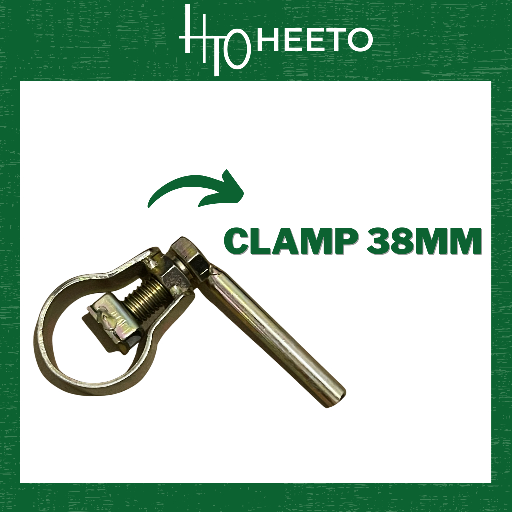 Jual [HEETO] Clamp Besi/ Round Clamp Ukuran 38mm, 43mm | Shopee Indonesia
