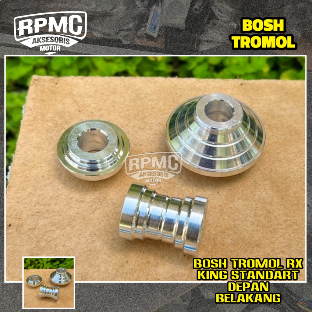 Jual BOSH TROMOL RX KING STANDART DEPAN BELAKANG MANISAN RODA SET BOS ...