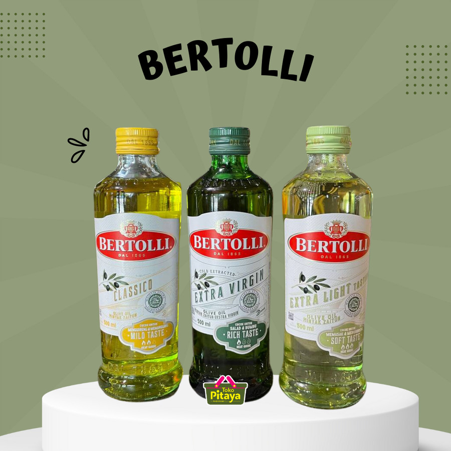 Jual Bertolli Extra Virgin / Exra Light / Classico Olive Oil 500 Ml ...