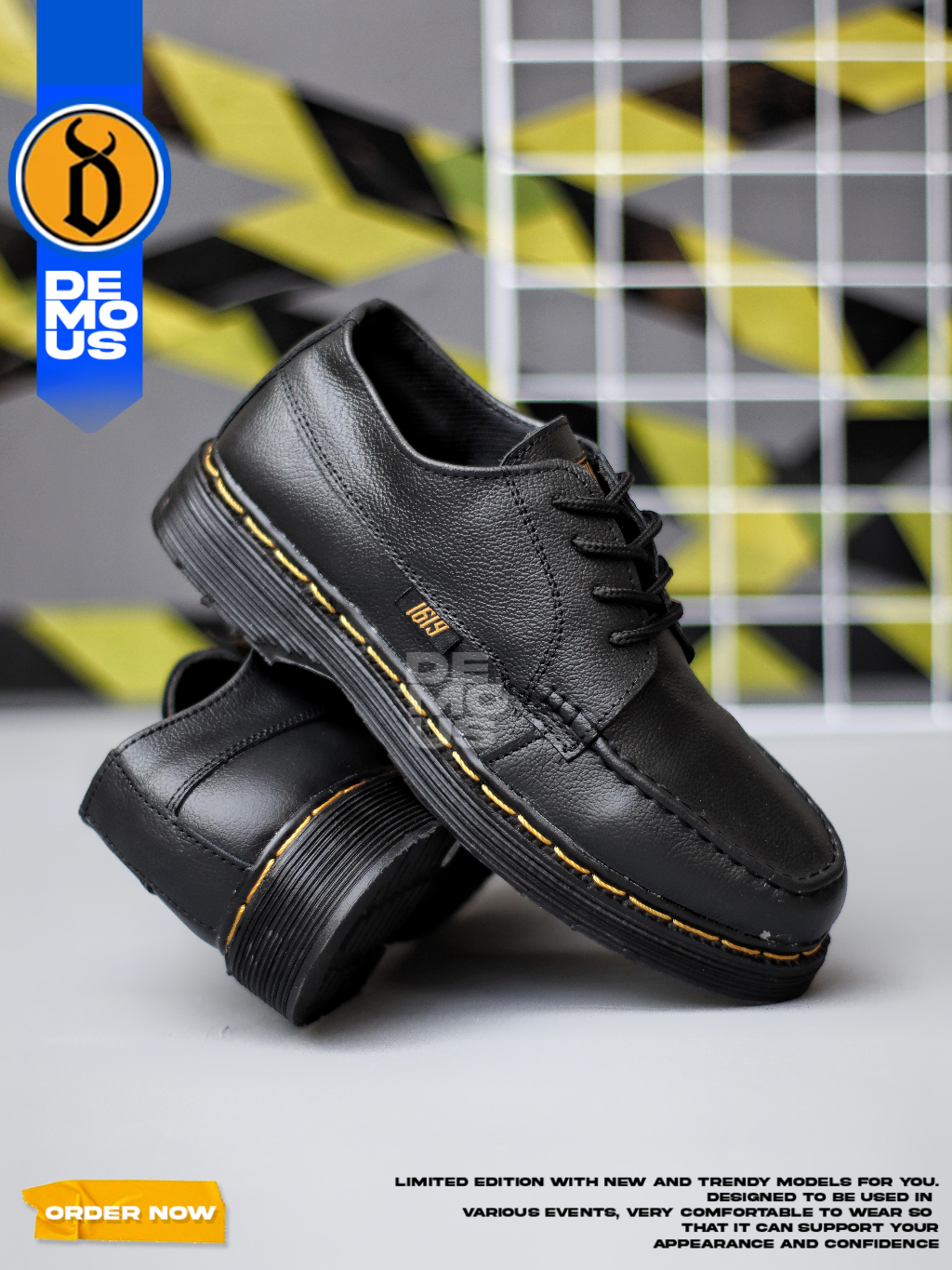 Jual DEMOUS Kilua - Sepatu Formal Pantofel Zapato Kulit Asli Docmart ...