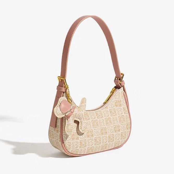 Jual Tas ketiak PU tas wanita bulan sabit tas selempang bahu kekinian