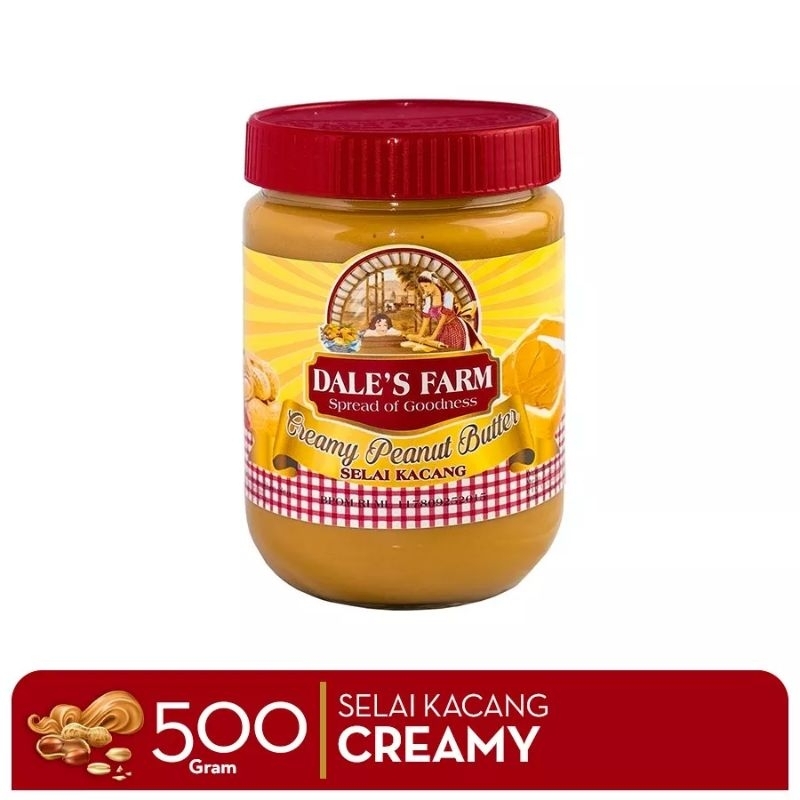 Jual Dale's Farm Creamy Peanut Butter - Selai Kacang 500gr | Shopee ...