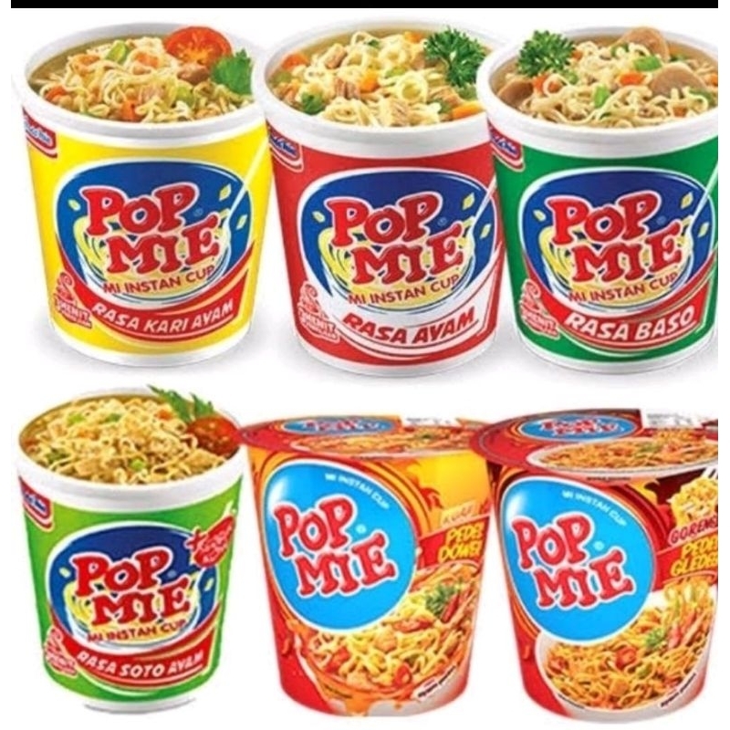 Jual Pop Mie Kuah Goreng Mi Instan Cup 75gr 1pcs Shopee Indonesia