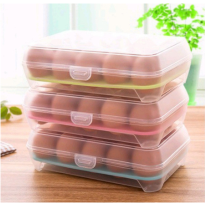 Jual Box Telur Kotak Penyimpanan Telur 15 Sekat / EGG Storage | Shopee ...