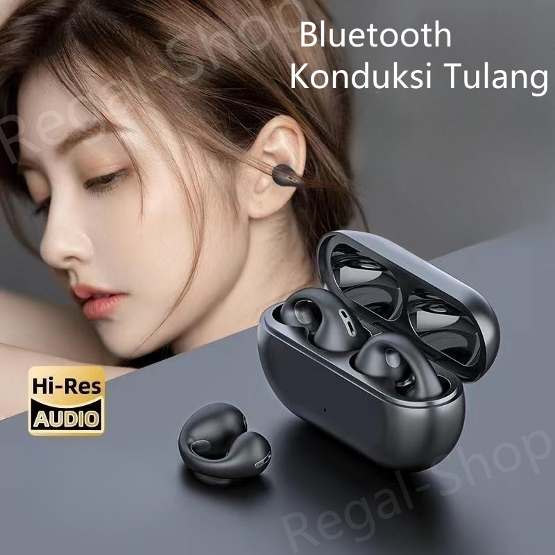 Jual 【cod】earphone 53 Bluetooth Konduksi Tulang Headphone Nirkabel Headset Tahan Air Telinga 9783