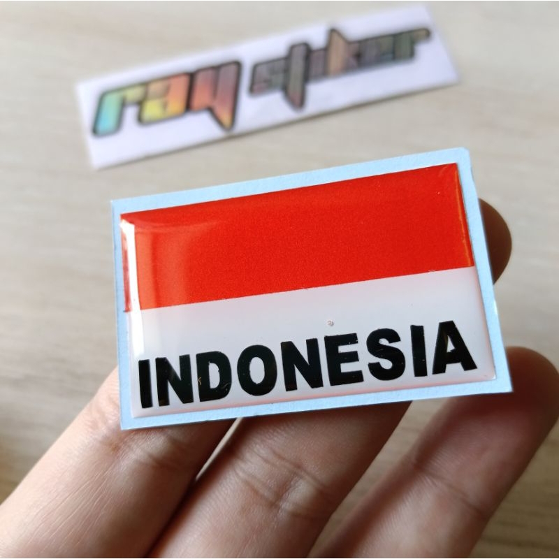 Jual Stiker Timbul Emblem Bendera Indonesia Shopee Indonesia