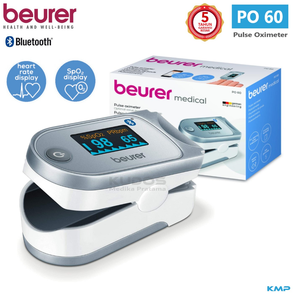 Jual beurer PO 60 - Pulse Oximeter Bluetooth - Ukur Kadar Oksigen ...
