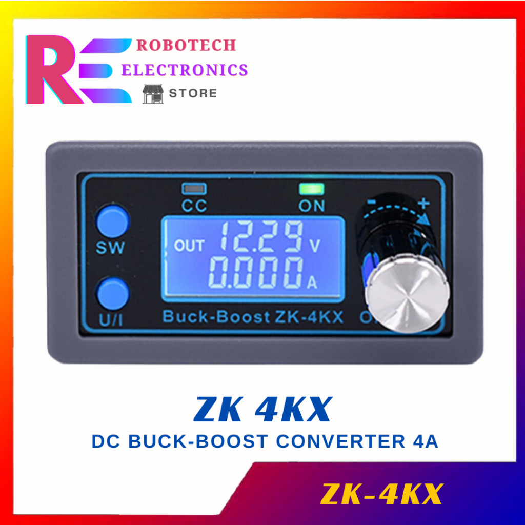 Jual Zk 4kx Buck Boost Converter Step Up Down Dc To Dc Cnc Cc Cv 4a Shopee Indonesia 0115