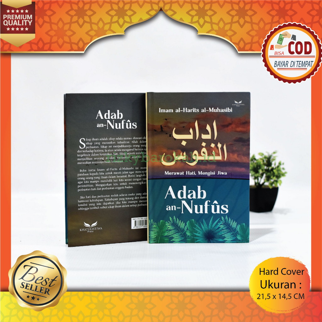 Jual Buku Adab An Nufus Adabun Merawat Hati Mengisi Jiwa Imam Al Harits ...