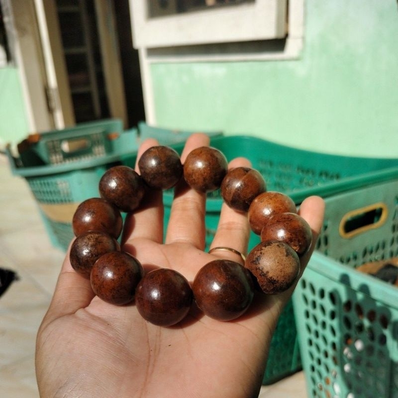 Jual Gelang Kayu Gaharu Agatis Kayu Raja Ukuran Mm Shopee Indonesia